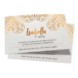Convites Básico Couchê 250g
