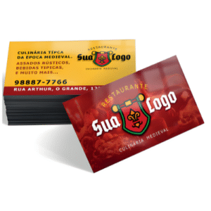 Cartão de Visita Couchê 300g