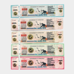 Ingressos de Segurança Papel Moeda